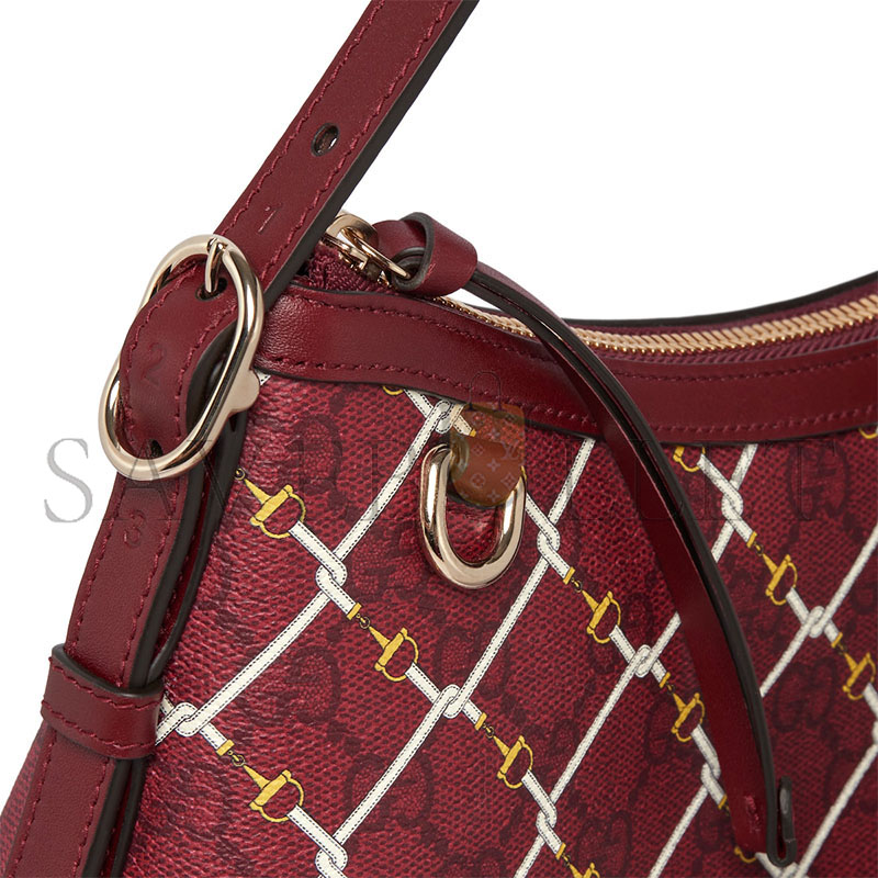 GUCCI GG EMBLEM SMALL SHOULDER BAG 847450 (22*14*8cm)